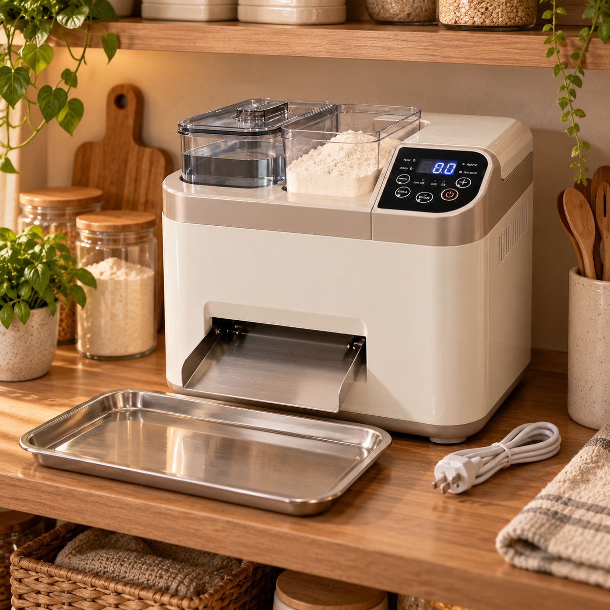 🎃 Automatic Flatbread Maker 🥙 One-Touch Homemade Tortilla, Roti, Pita & Wrap Machine
