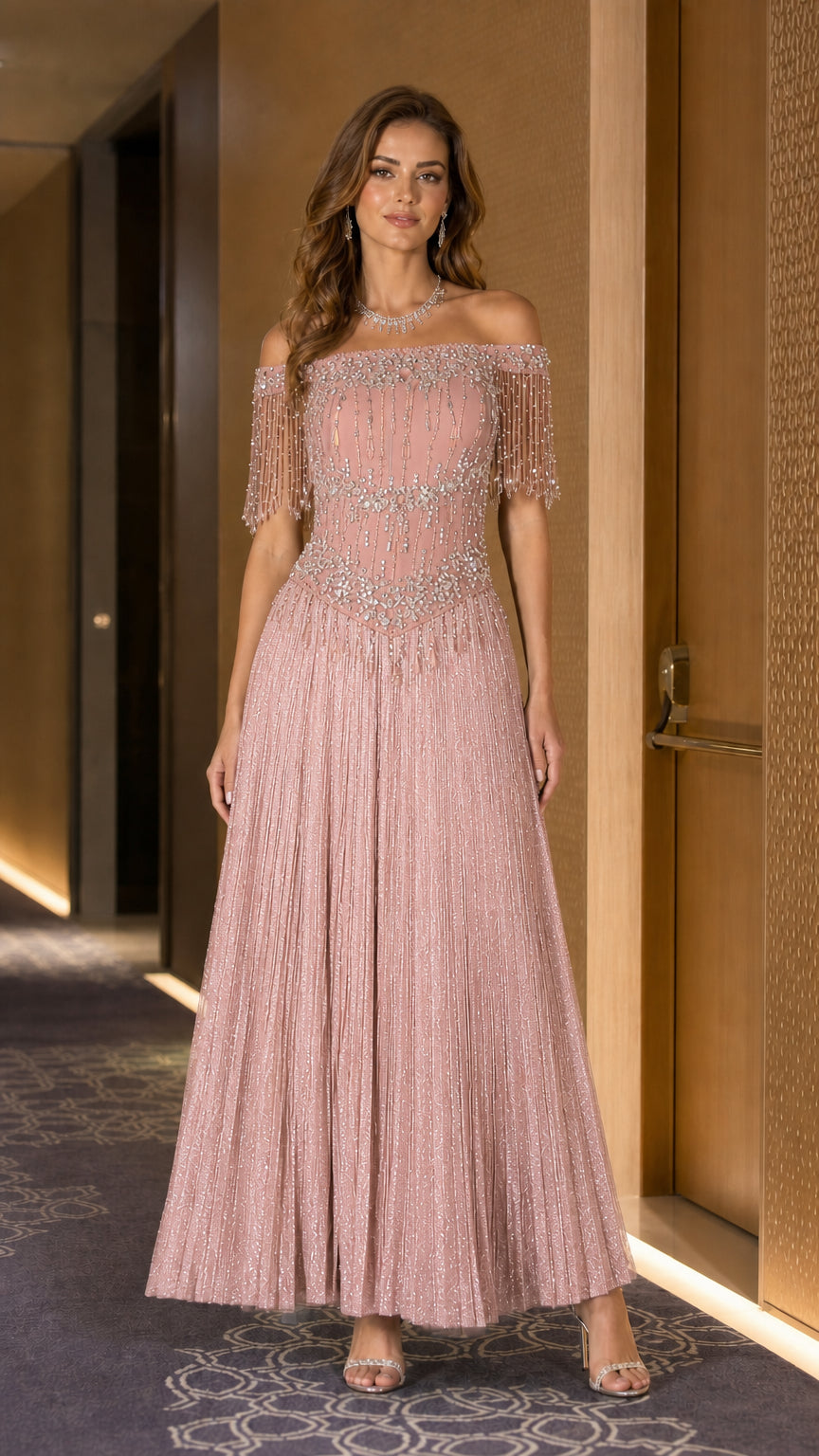 Front view in pink color variant