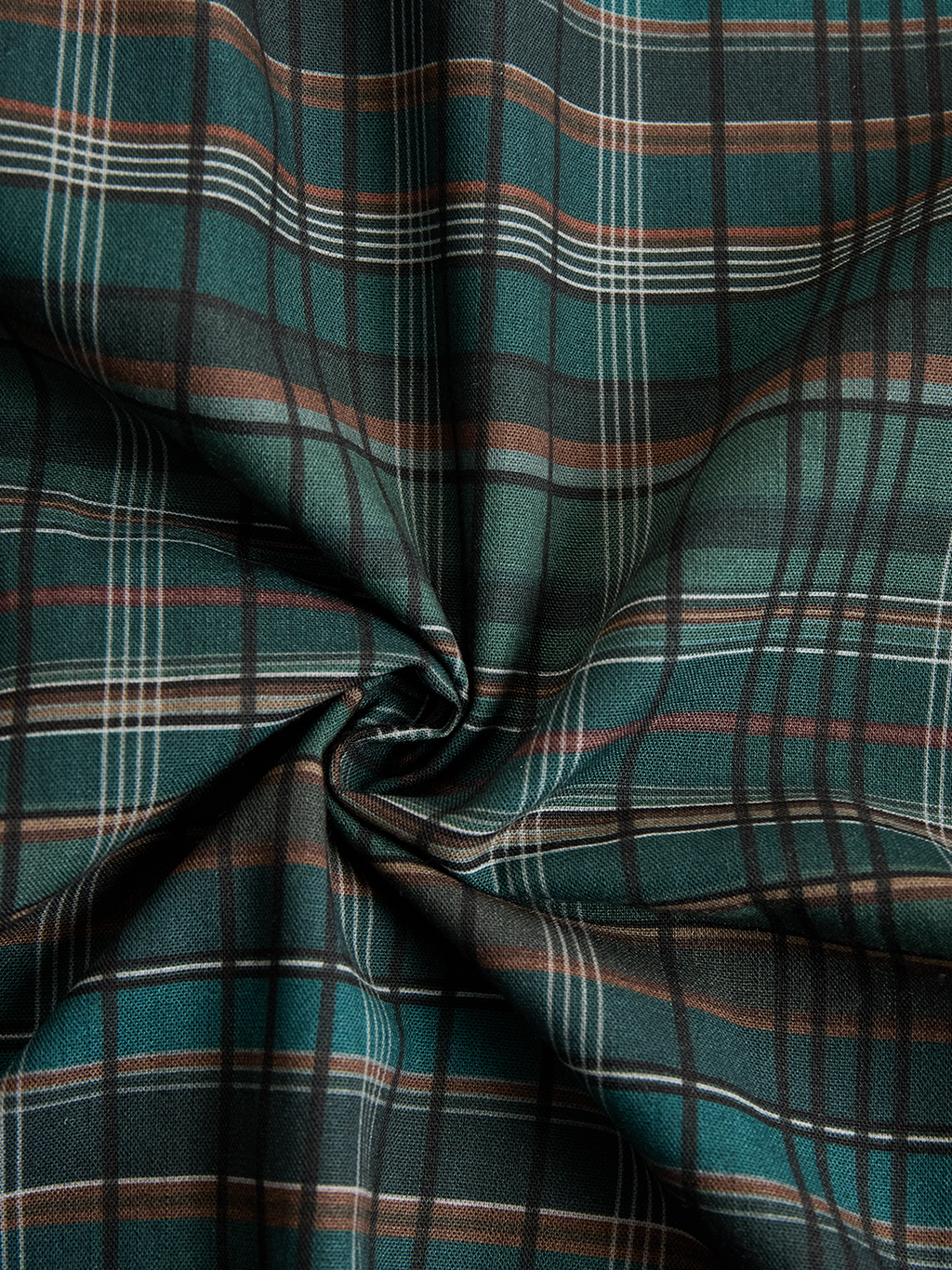Women's Plaid Lapel Single-Breasted Shirt Maxi Dress MDA1249H1Y